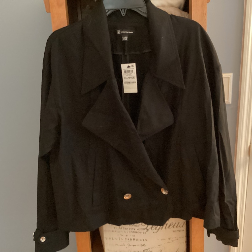 INC International Concepts Black Women's Blazer